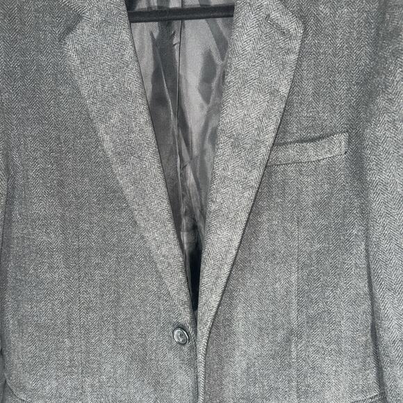 Gap Charcoal Size Small Sport Jacket Cotton/poly - Picture 2 of 9